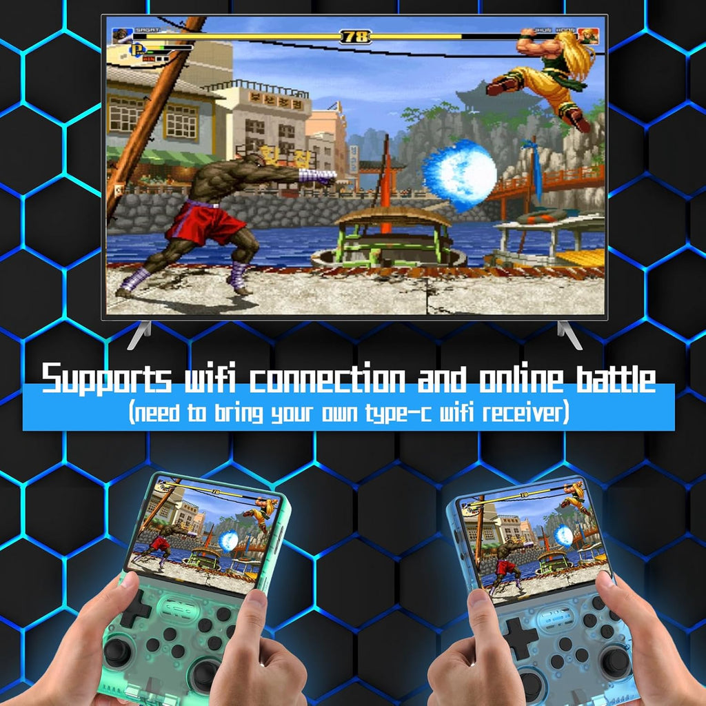 RegiisJoy 30000 en 1 Consola de Juegos de Mano, Pantalla IPS de 3.5...