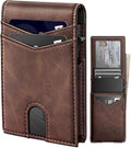 miyozi Cartera para hombre, funda delgada y desmontable para tarjet...