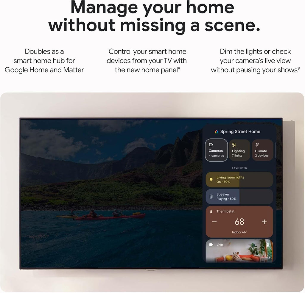 Google TV Streamer 4K - Entretenimiento de transmisión rápida en tu...