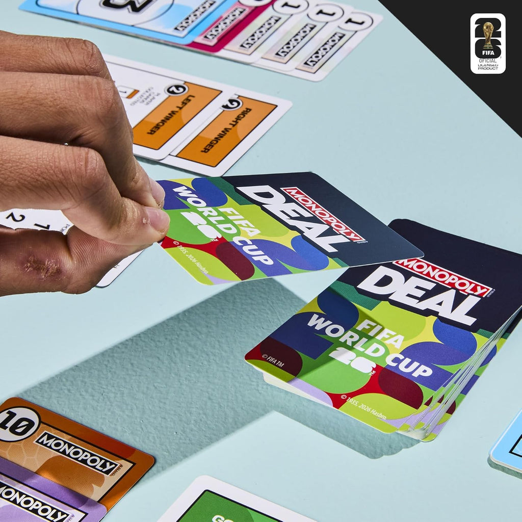 Monopoly Deal FIFA World Cup 2026 Edition - Juego de cartas de fútb...