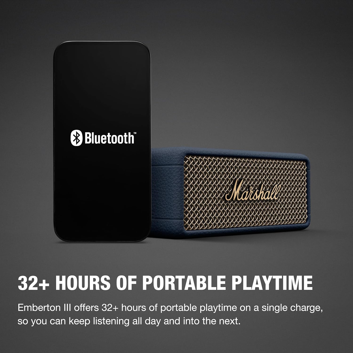 Marshall Emberton III Altavoz Bluetooth Portátil - Diseño Robusto I...
