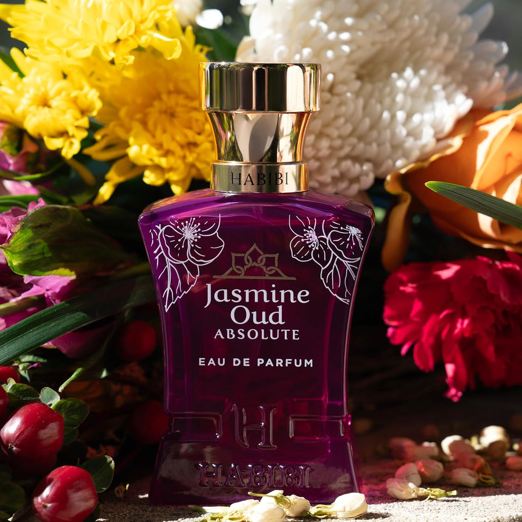 H HABIBI Jasmine Oud Absolute - Perfume árabe para mujer - 2.5 oz (...