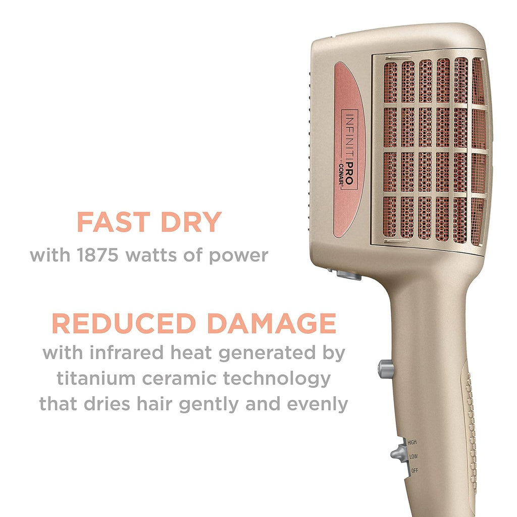 INFINITIPRO DE CONAIR - Secadora de cabello 4 en 1 sin encrespamien...