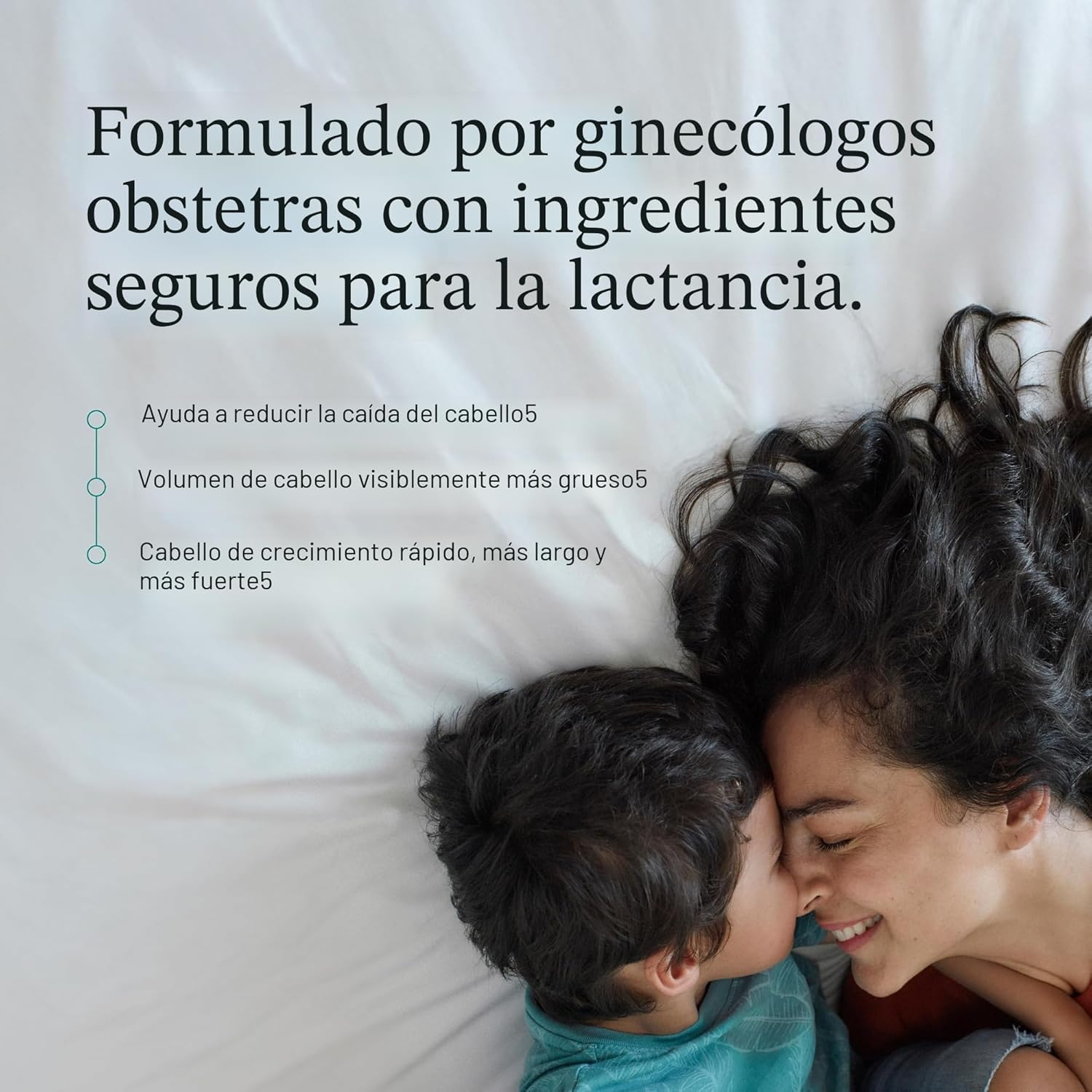 Suplemento para el crecimiento del cabello posparto Nutrafol