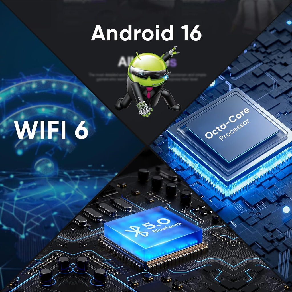 WXUNJA Tablet Android 15, tabletas de 11 pulgadas con procesador Oc...