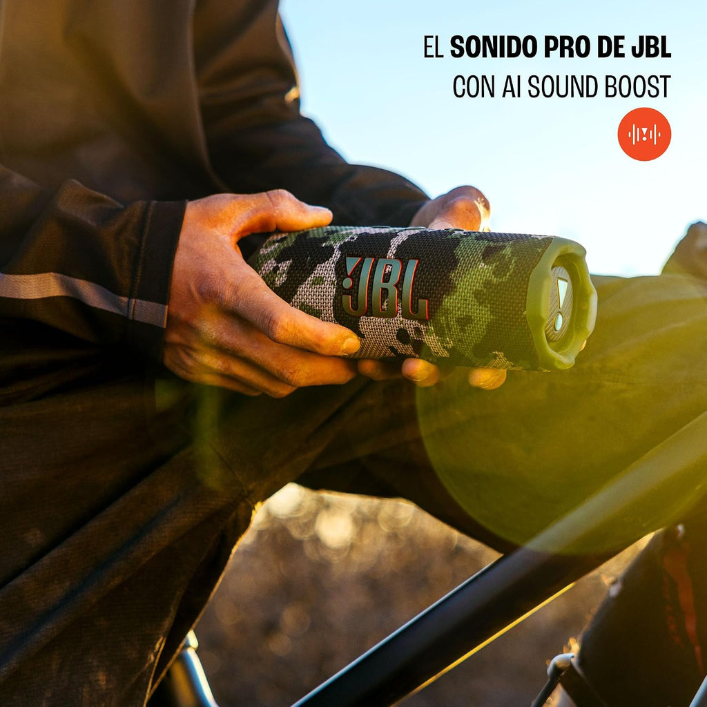 JBL Flip 7 - Altavoz portátil impermeable y a prueba de caídas, Bol...