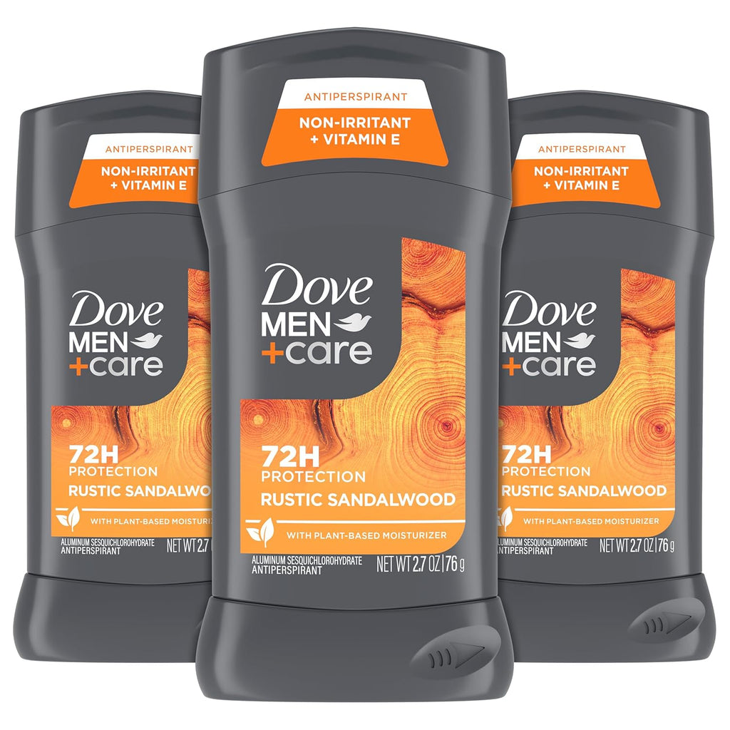 Dove Men+Care Antitranspirant Paquete de 3 desodorantes rústicos de...