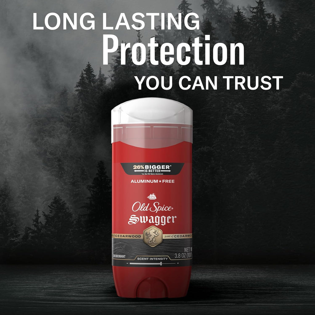 Old Spice Desodorante sin aluminio para hombres, protección contra...