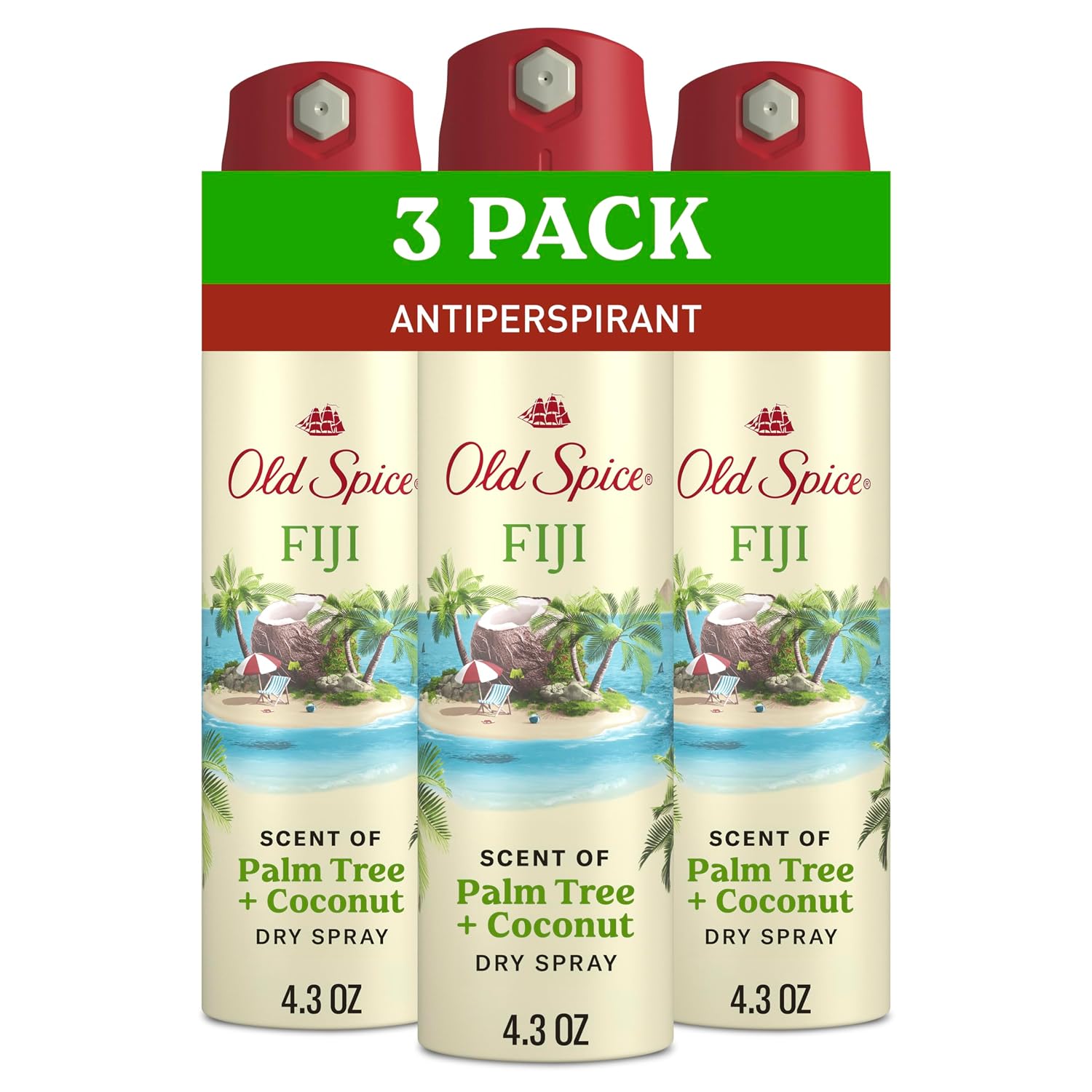 Old Spice Dry Spray Desodorante antitranspirante para hombres, fres...