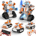 Juguetes de construcción de robot STEM 5 en 1 para niños, carro tan...