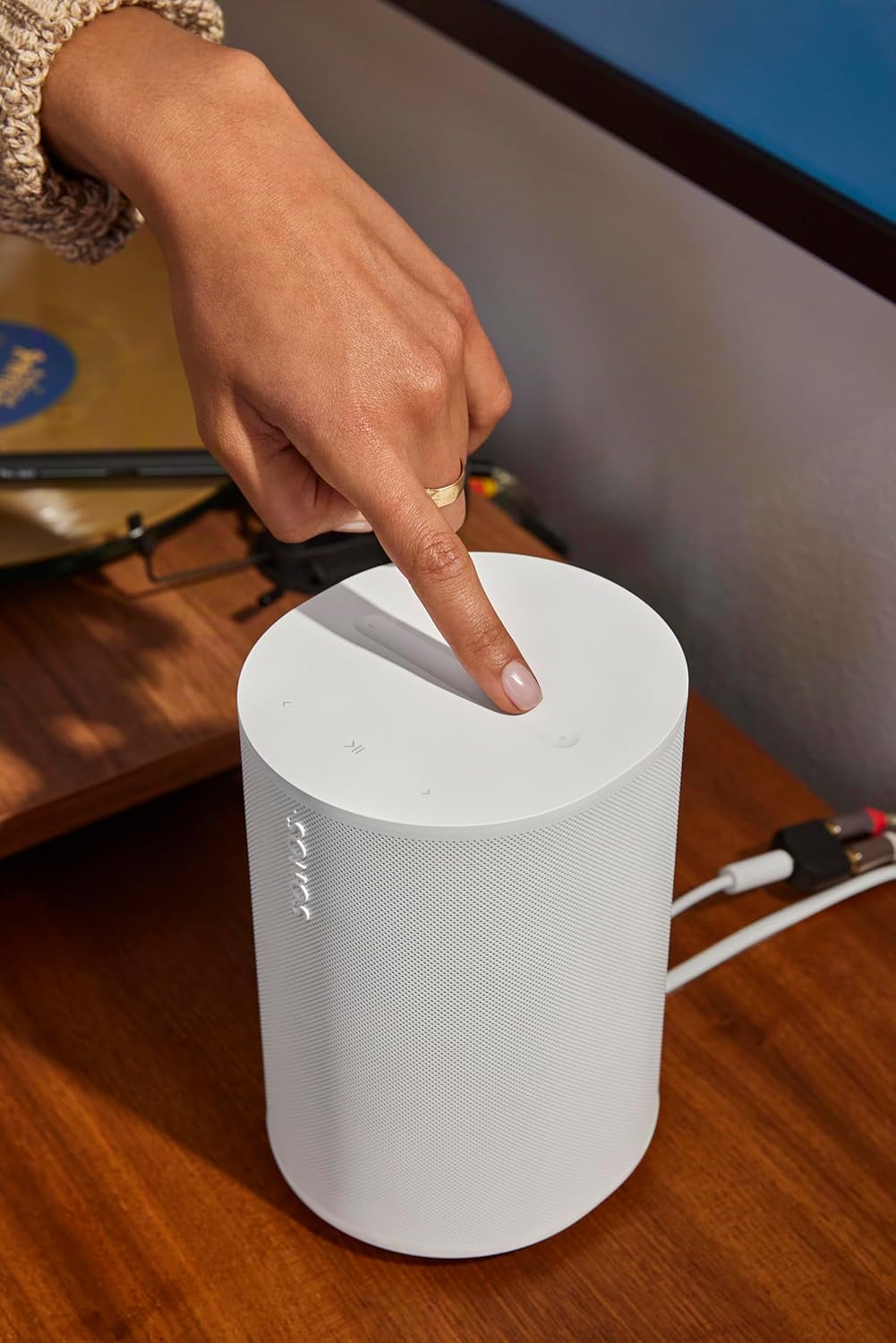 Sonos Era 100 SL - Altavoz compacto sin micrófono con WiFi, Bluetoo...