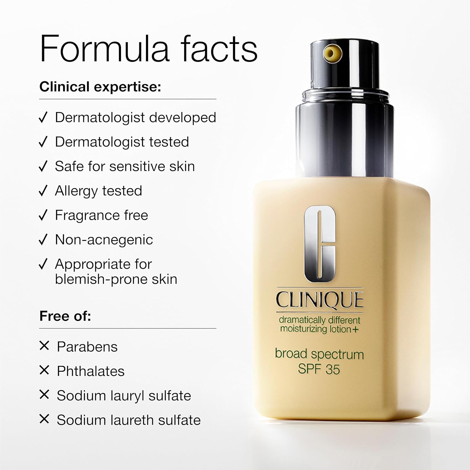 Loción hidratante dramáticamente diferente de 3 pasos de Clinique+...