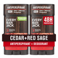 Every Man Jack Desodorante antiperspirante para hombres de cedro +...