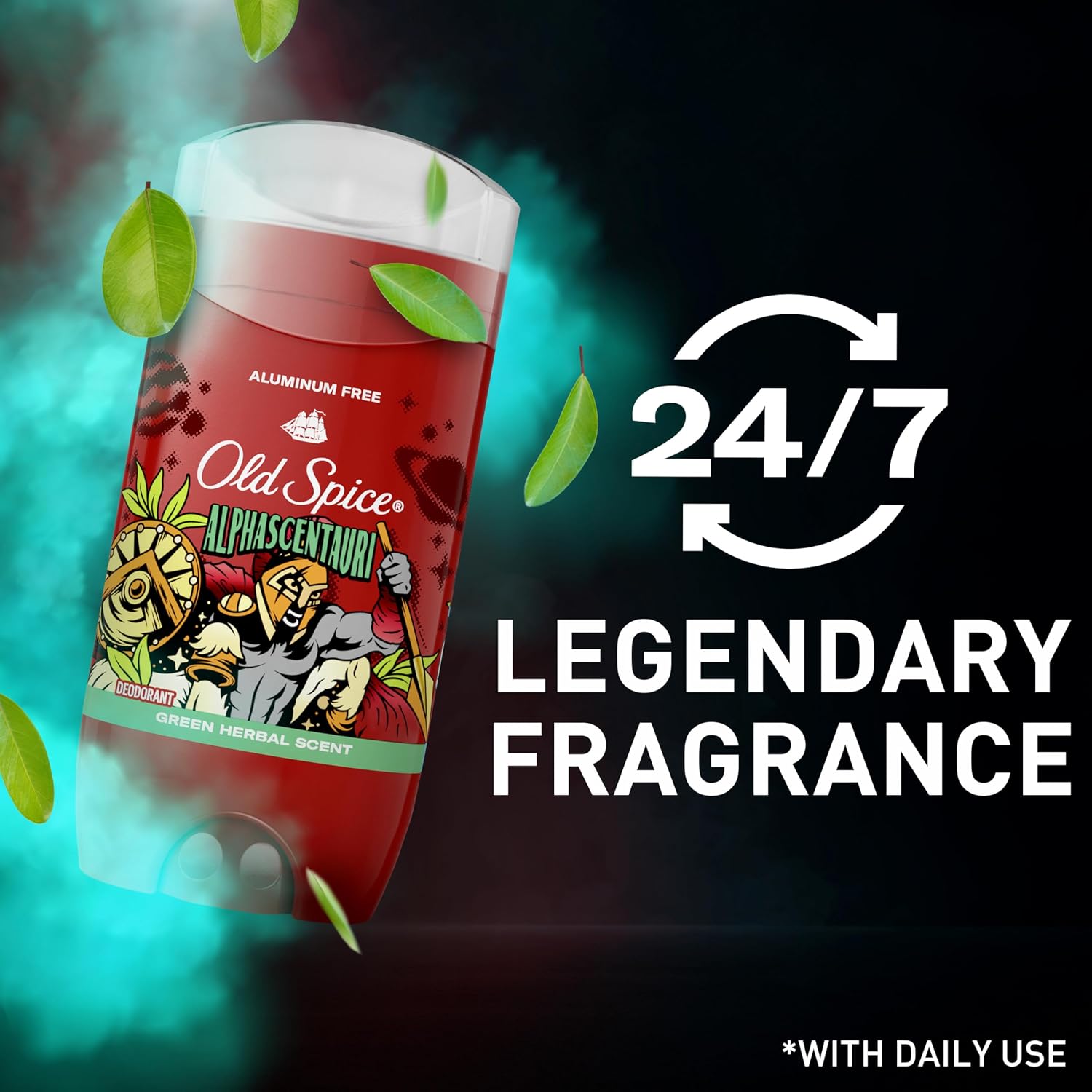 Old Spice Desodorante sin aluminio para hombres, protección contra...