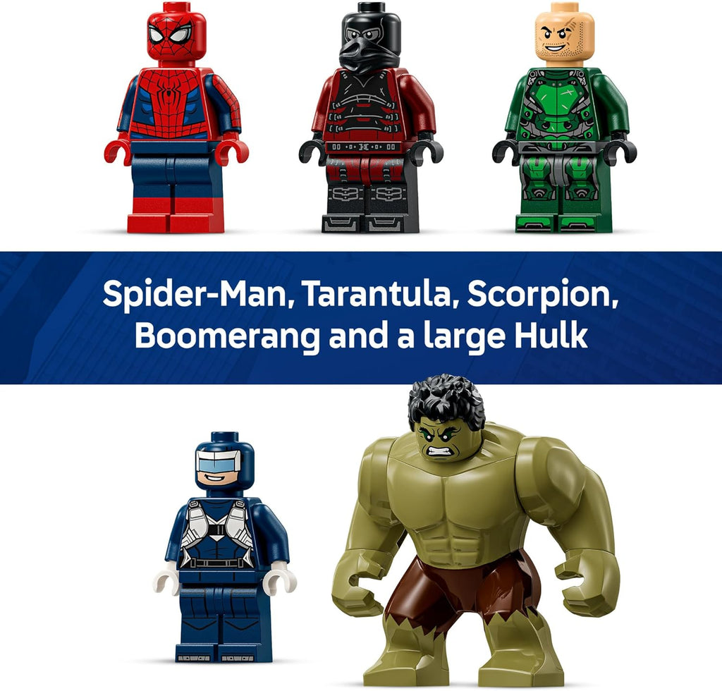 LEGO Marvel Spider-Man vs Hulk Epic Clash - Juguete de construcción...
