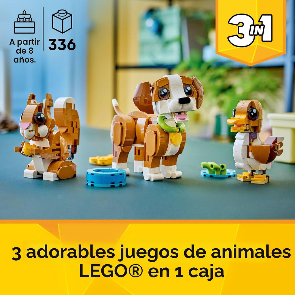 LEGO Creator 3 en 1 Animales Lindos: Juguete de Construcción de Per...