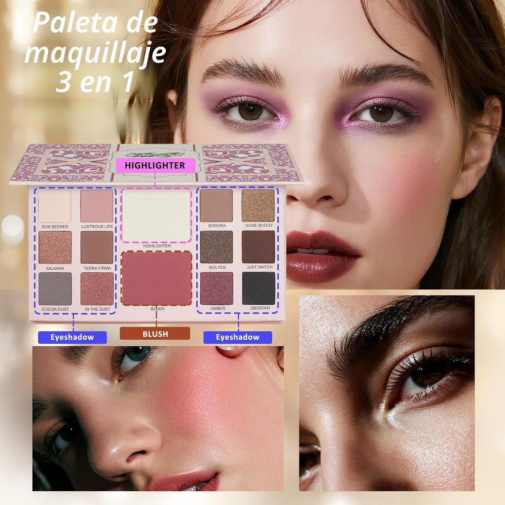 Kit de maquillaje para mujeres, kit completo de maquillaje para ado...