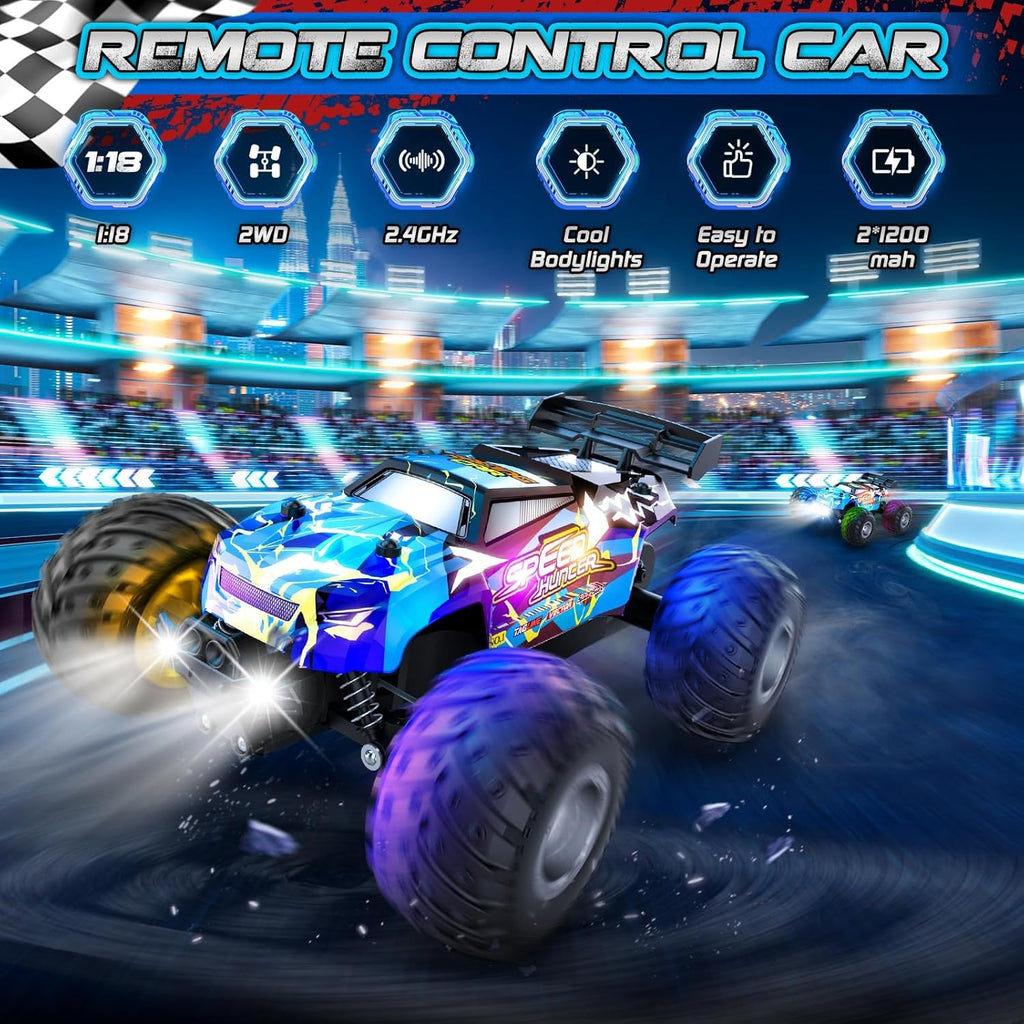 Rcjoyou Auto a control remoto, Camión RC todoterreno 2WD, 20 KM\/H...