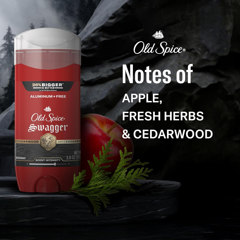 Old Spice Desodorante sin aluminio para hombres, protección contra...