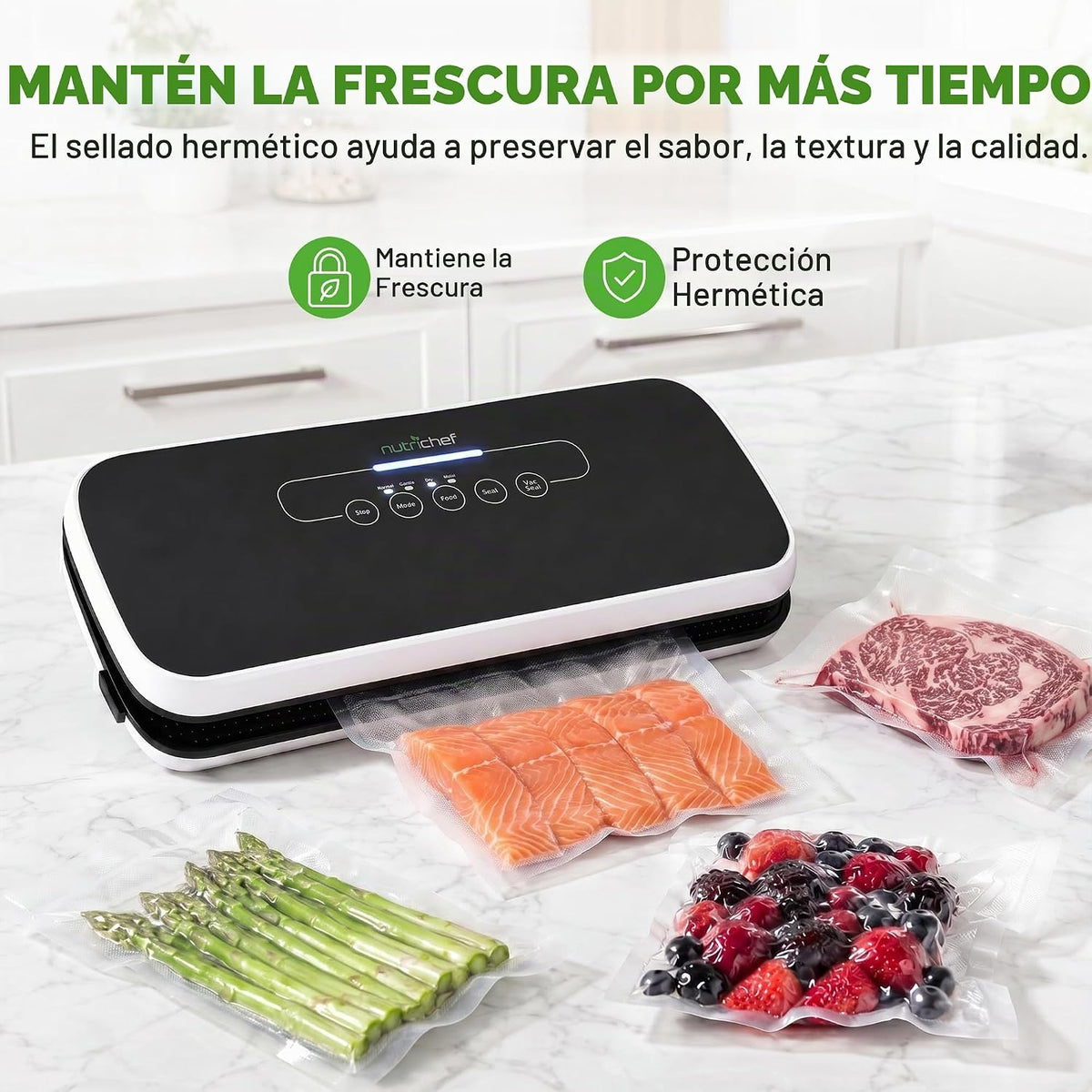 Sellador al vacío, Negro