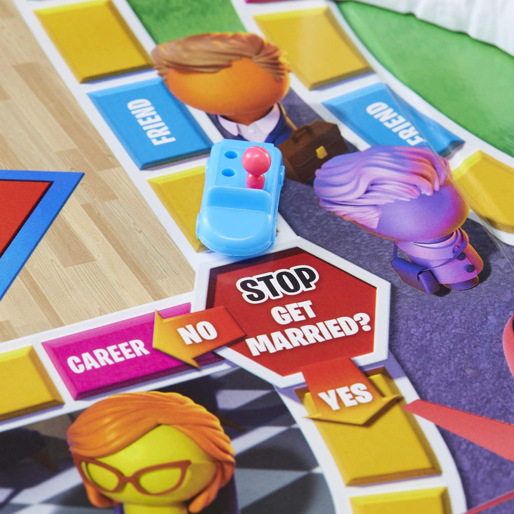Juego de mesa The Game of Life, juegos familiares para niños de 8 a...