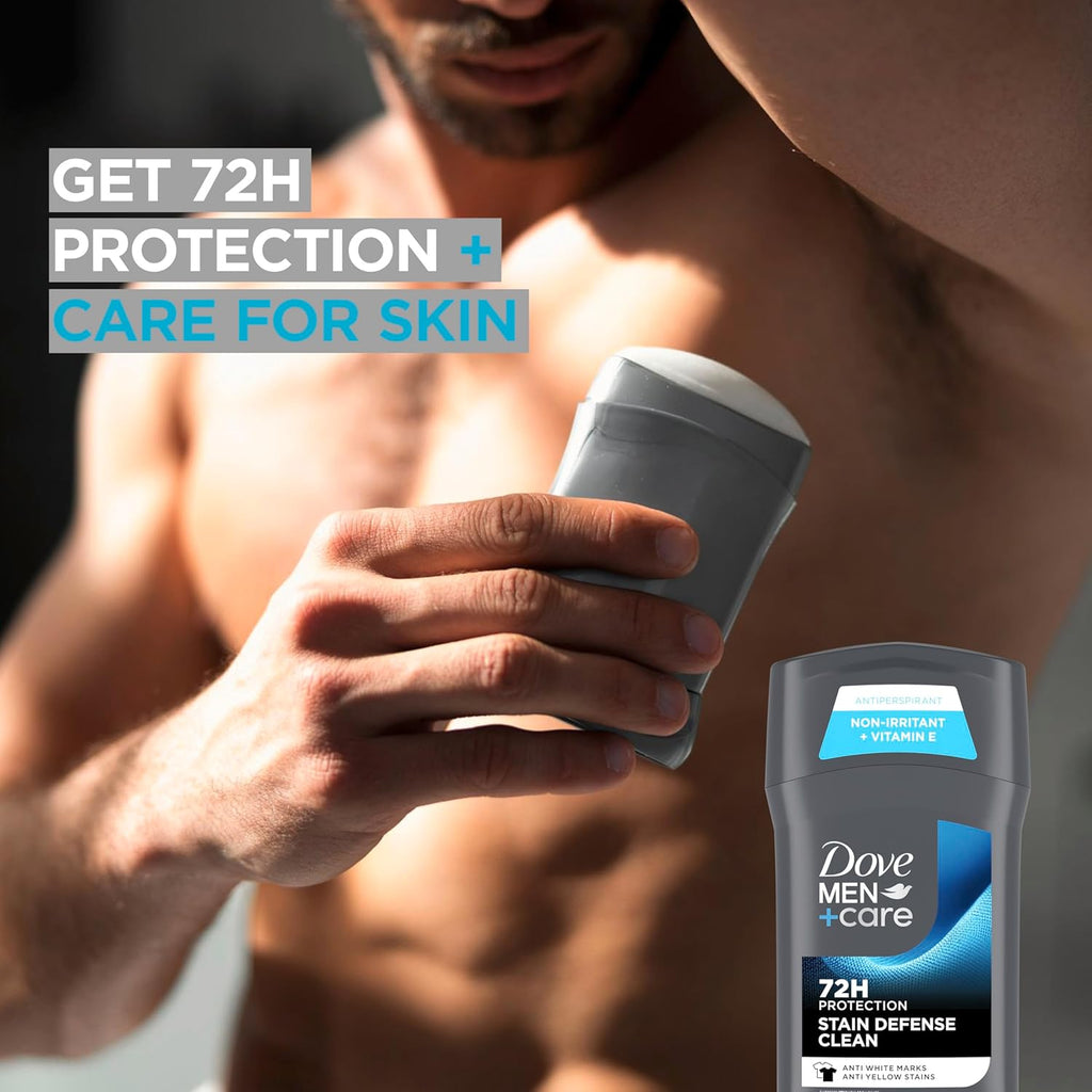 Dove Men+Care - Desodorante en barra de 4 unidades para hombre, ant...