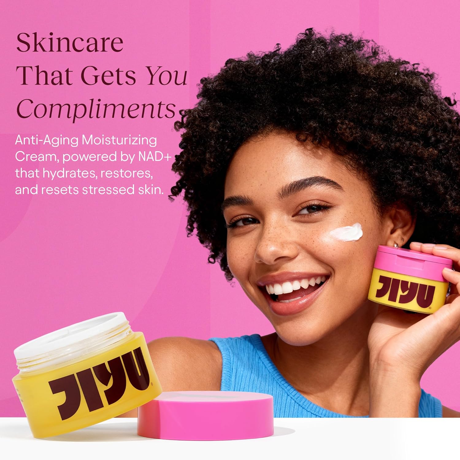 JiYu NAD+ Hidratante Facial \u2013 Crema Coreana Antienvejecimiento...