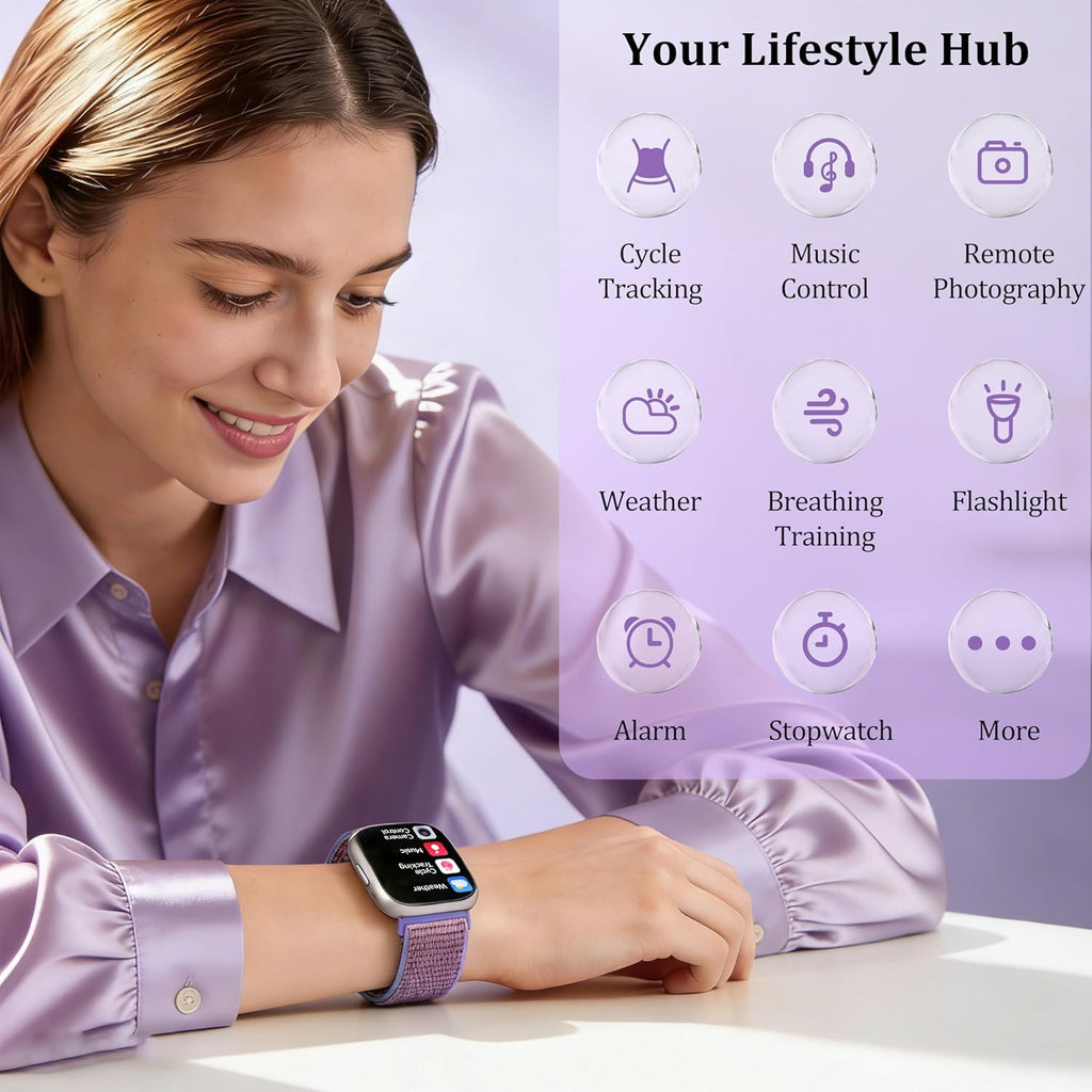 Reloj inteligente para mujeres y hombres, reloj inteligente actuali...