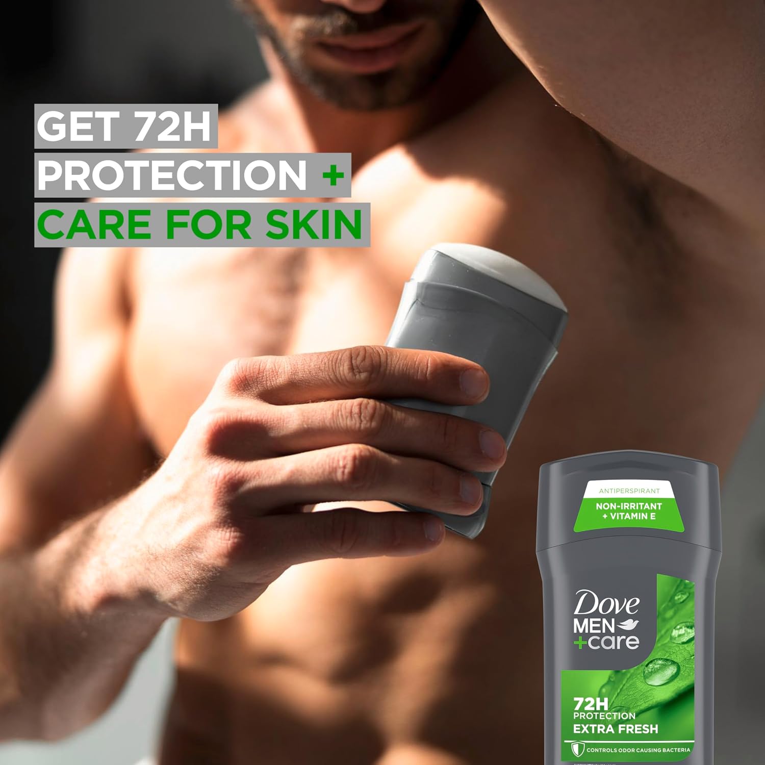 Dove Men+Care - Desodorante antitranspirante en barra para hombres,...