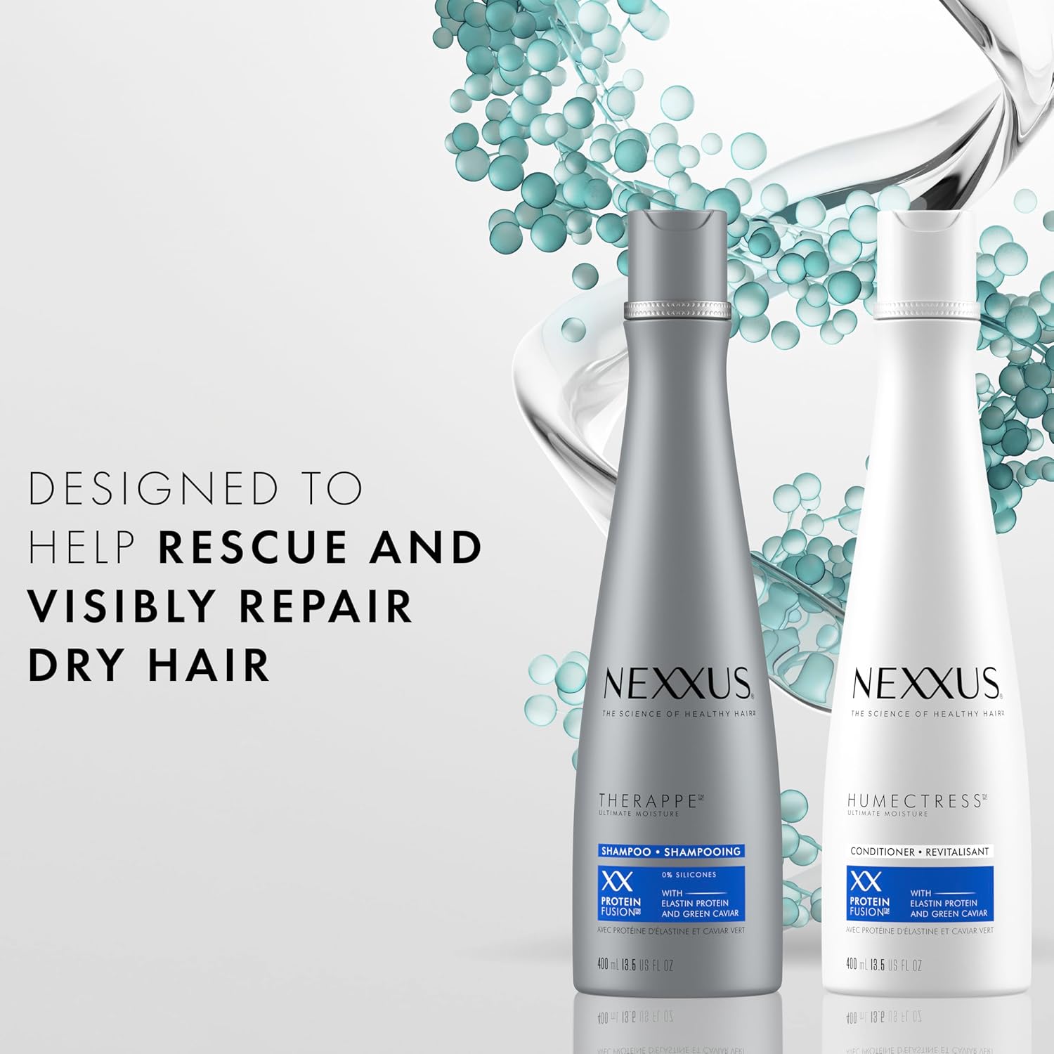 Nexxus Champú y acondicionador Therappe &amp; Humectress 2 unidades...