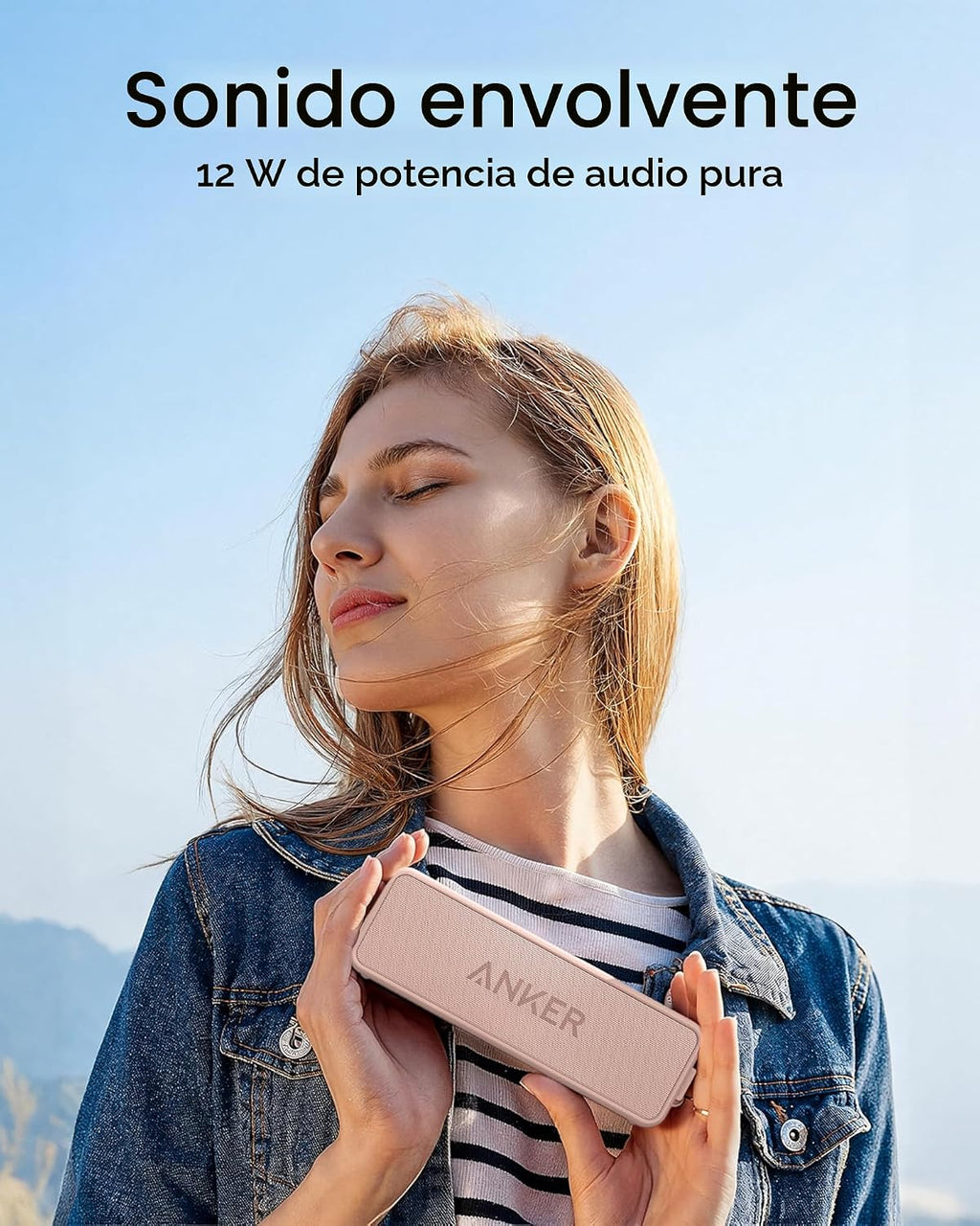 Anker Soundcore 2 Altavoz Bluetooth portátil con sonido estéreo, Bl...