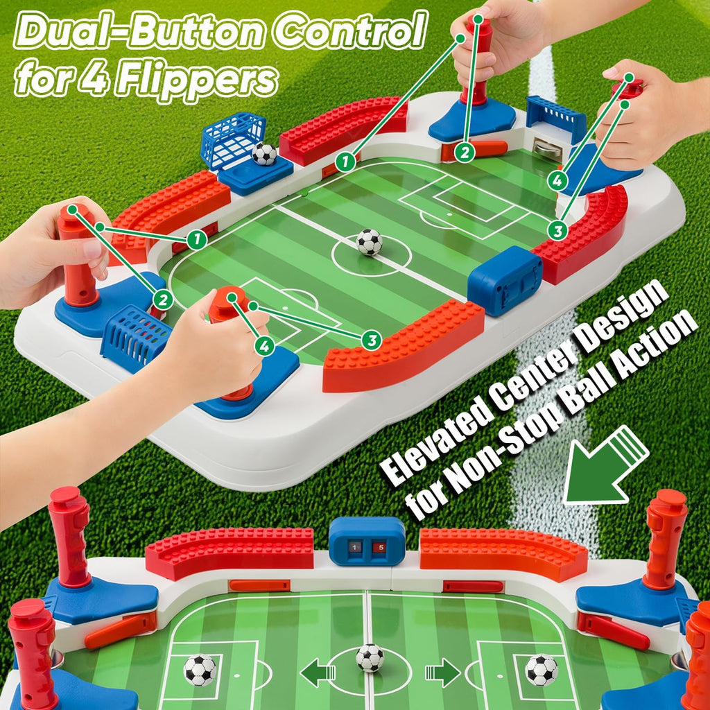 Mini juego de mesa de fútbol para niños, juguete de fútbol de inter...