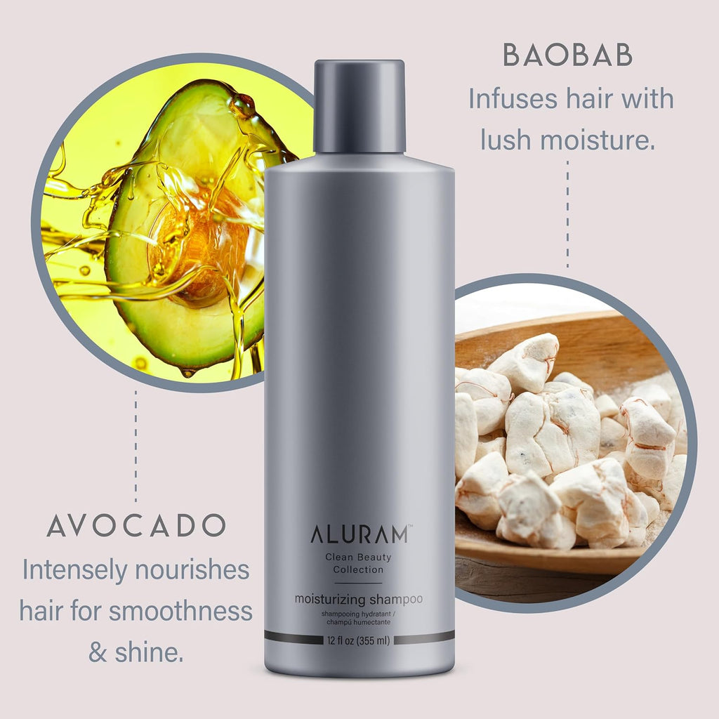 ALURAM Champú hidratante de agua de coco para hombres y mujeres, hi...