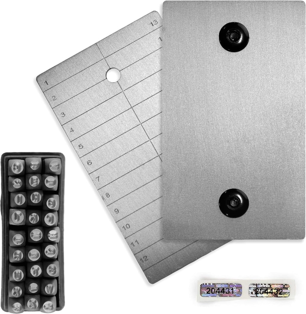 ColdTi - Placas de Titanio para Semillas de Bitcoin para Almacenami...