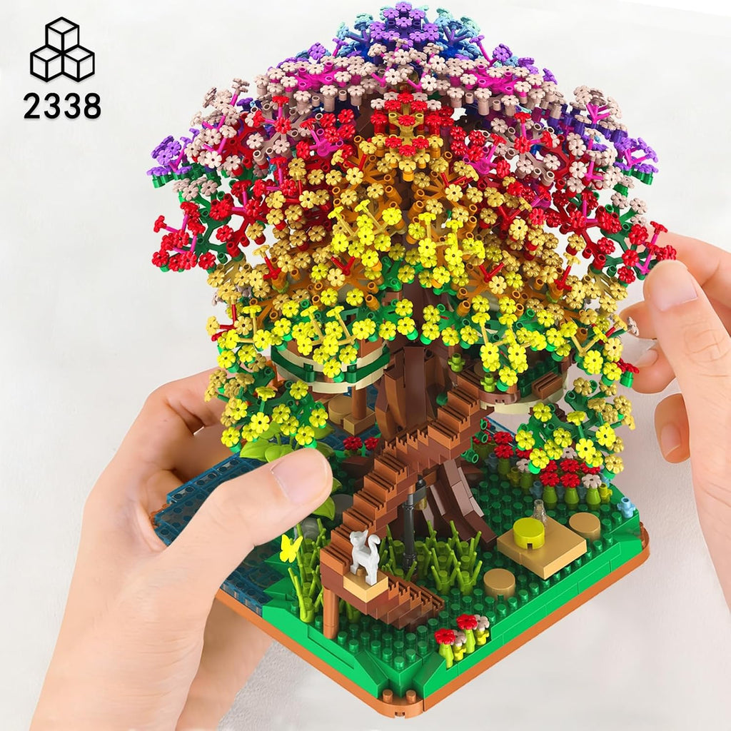 Vziimo Juego de Construcción de Árbol Bonsái de Flor de Cerezo, Set...