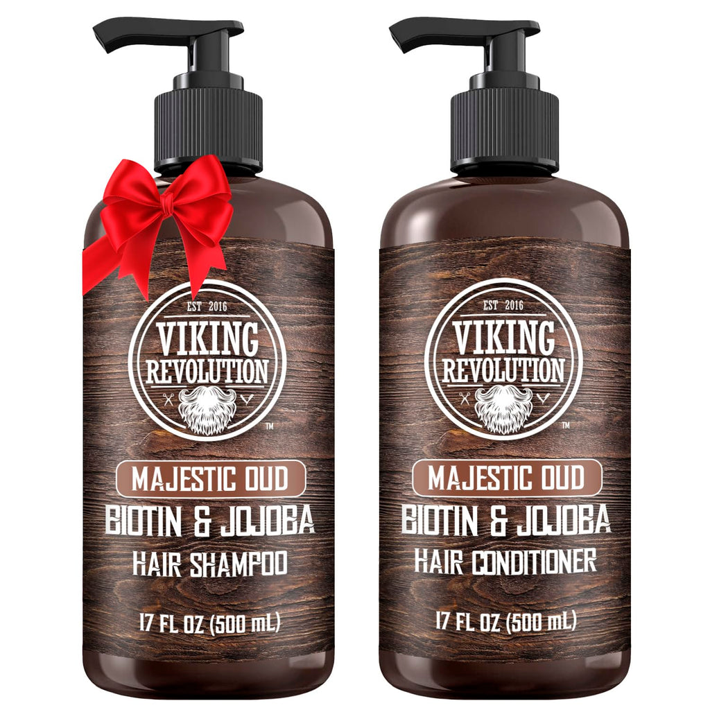 Viking Revolution Majestic Oud - Juego de champú y acondicionador p...