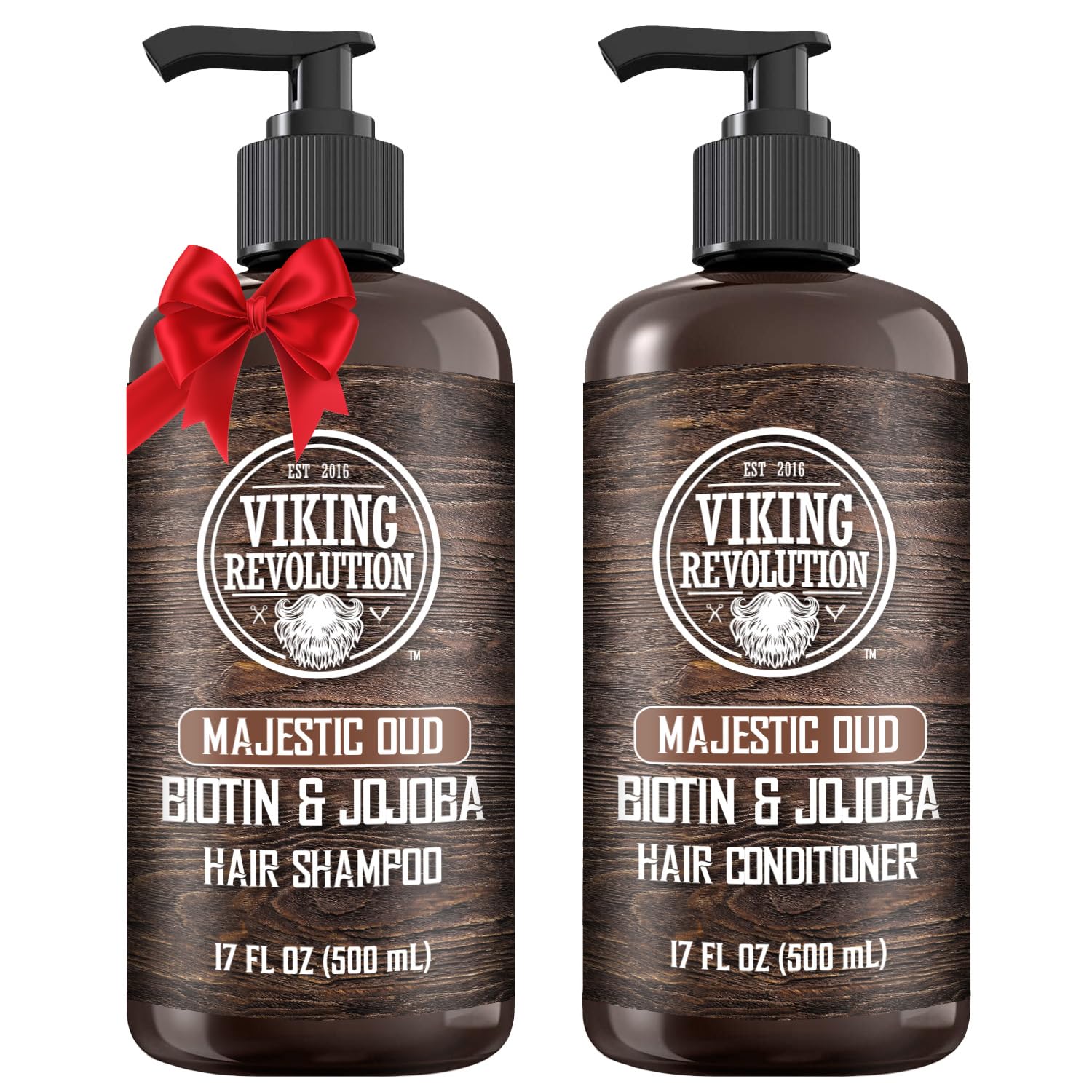 Viking Revolution Majestic Oud - Juego de champú y acondicionador p...