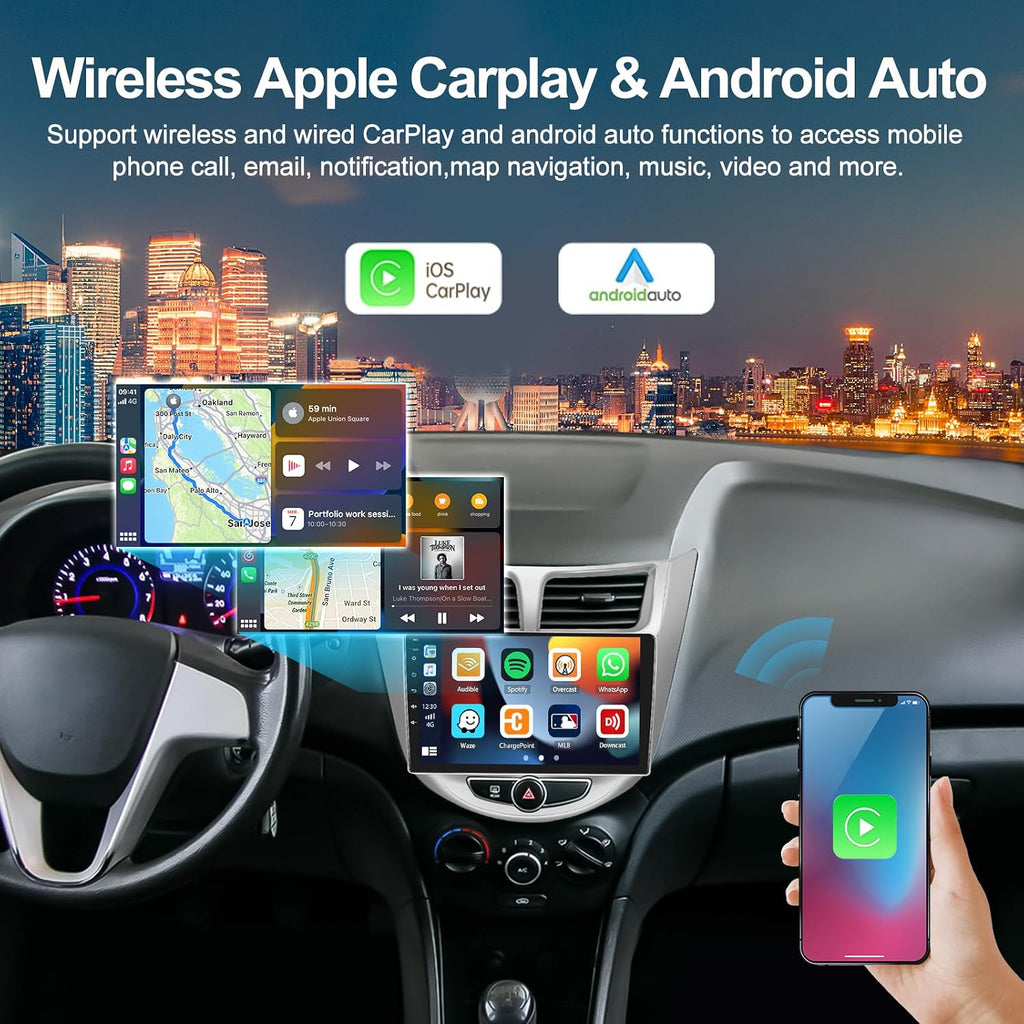2G+64G Android 15 Car Stereo para Hyundai Accent 2012-2017 con Carp...
