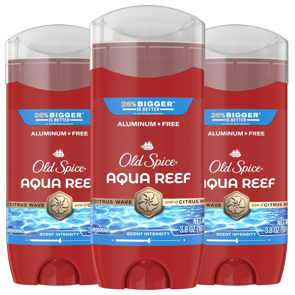 Old Spice Desodorante sin aluminio para hombres, protección contra...