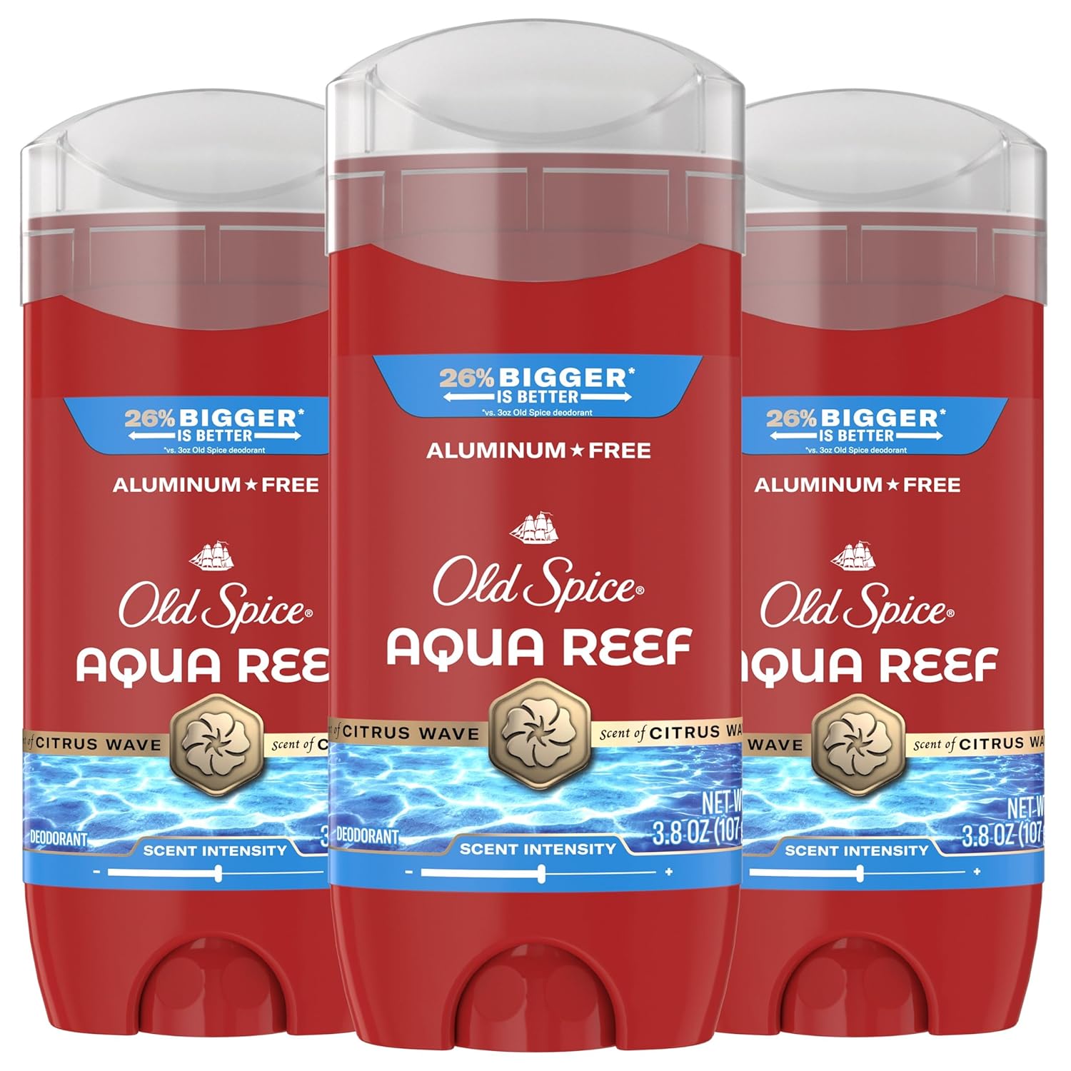 Old Spice Desodorante sin aluminio para hombres, protección contra...