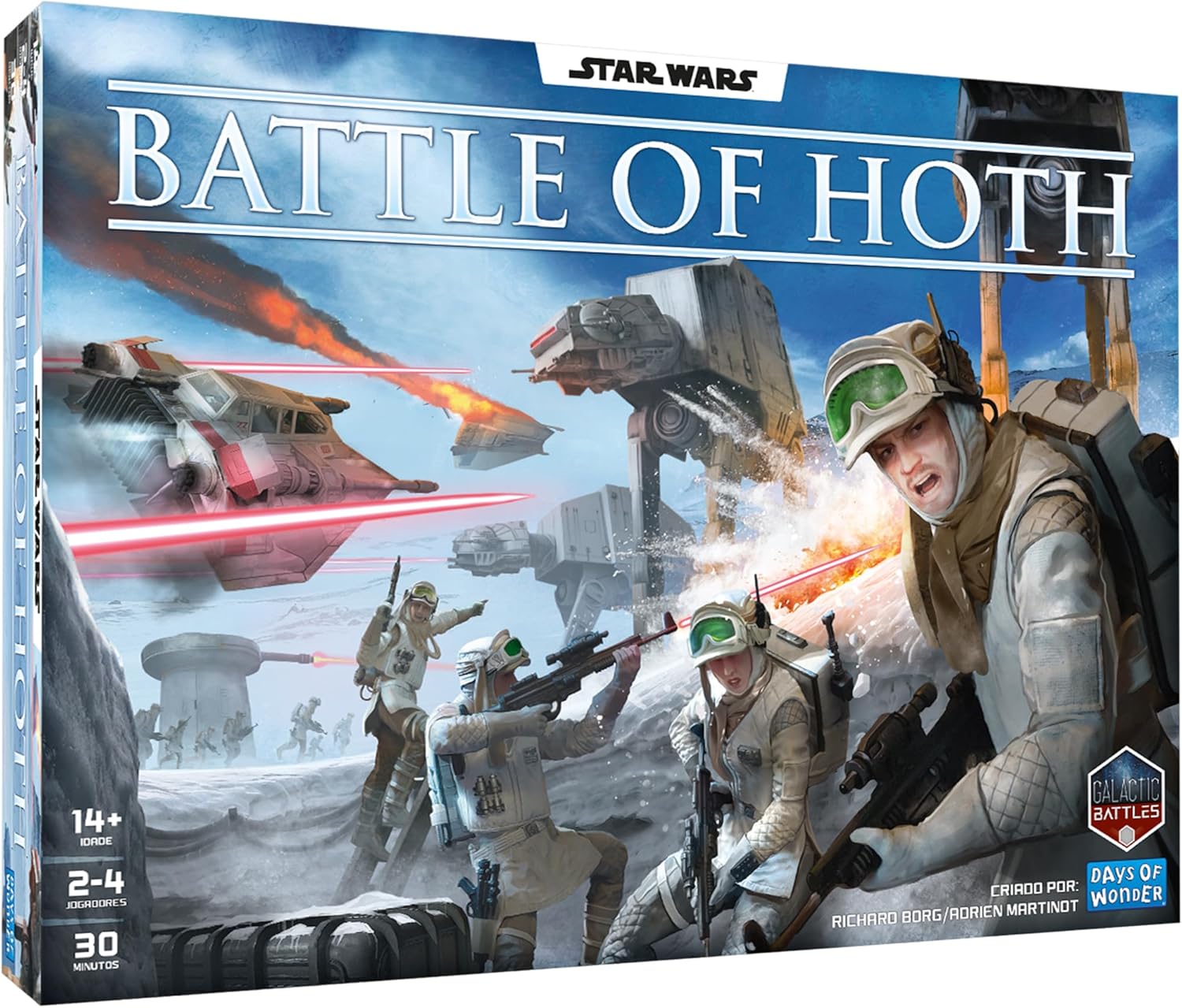 Asmodee Star Wars: Juego de mesa Battle of Hoth - Comanda el ejérci...
