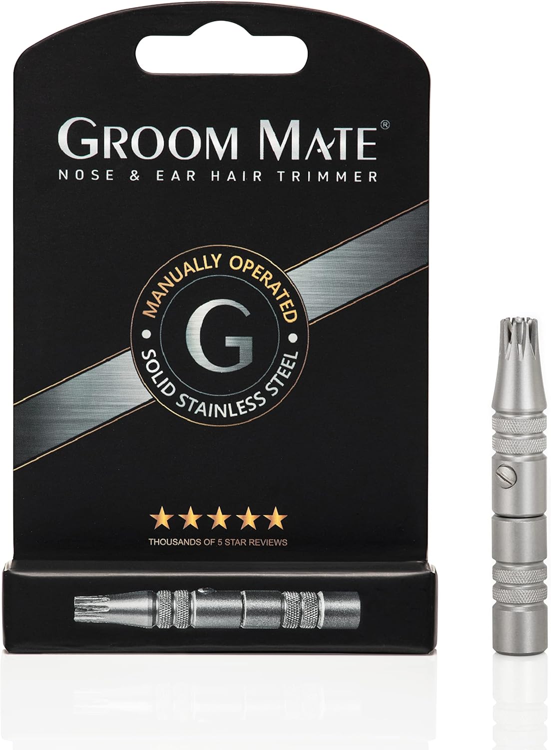 Cortador de pelo de oreja y nariz Groom Mate platino XL fabricado e...