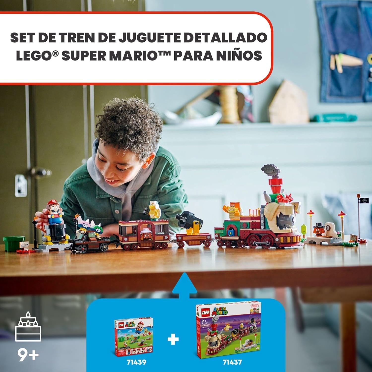 LEGO Super Mario El Tren Expreso de Bowser - Juguetes de Construcci...