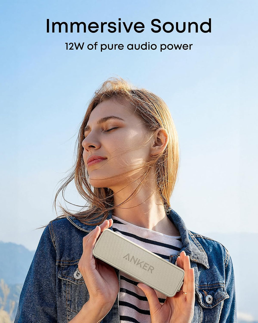 Soundcore Anker 2, 12 W de doble controlador, altavoces Bluetooth p...