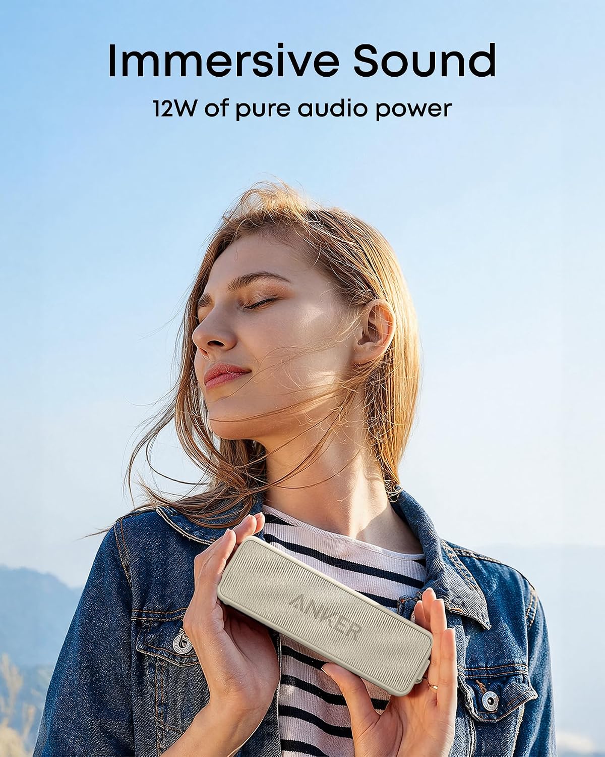 Soundcore Anker 2, 12 W de doble controlador, altavoces Bluetooth p...