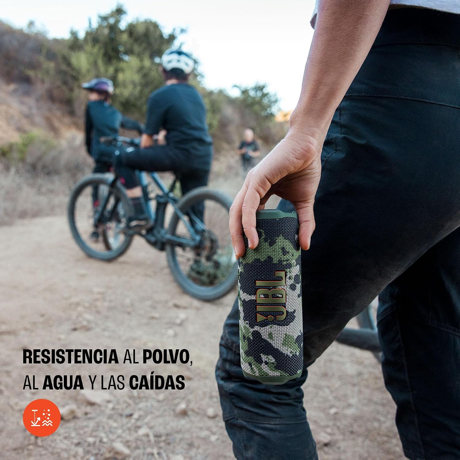 JBL Flip 7 - Altavoz portátil impermeable y a prueba de caídas, Bol...