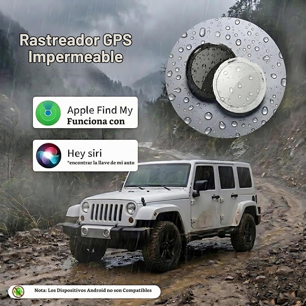 Paquete de 2 rastreadores GPS para vehículos Find My Real Time Trac...