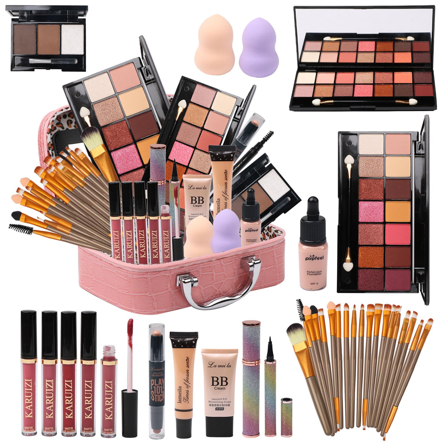 MTDXILTAI Kit de maquillaje todo en uno para bolsa de almacenamient...