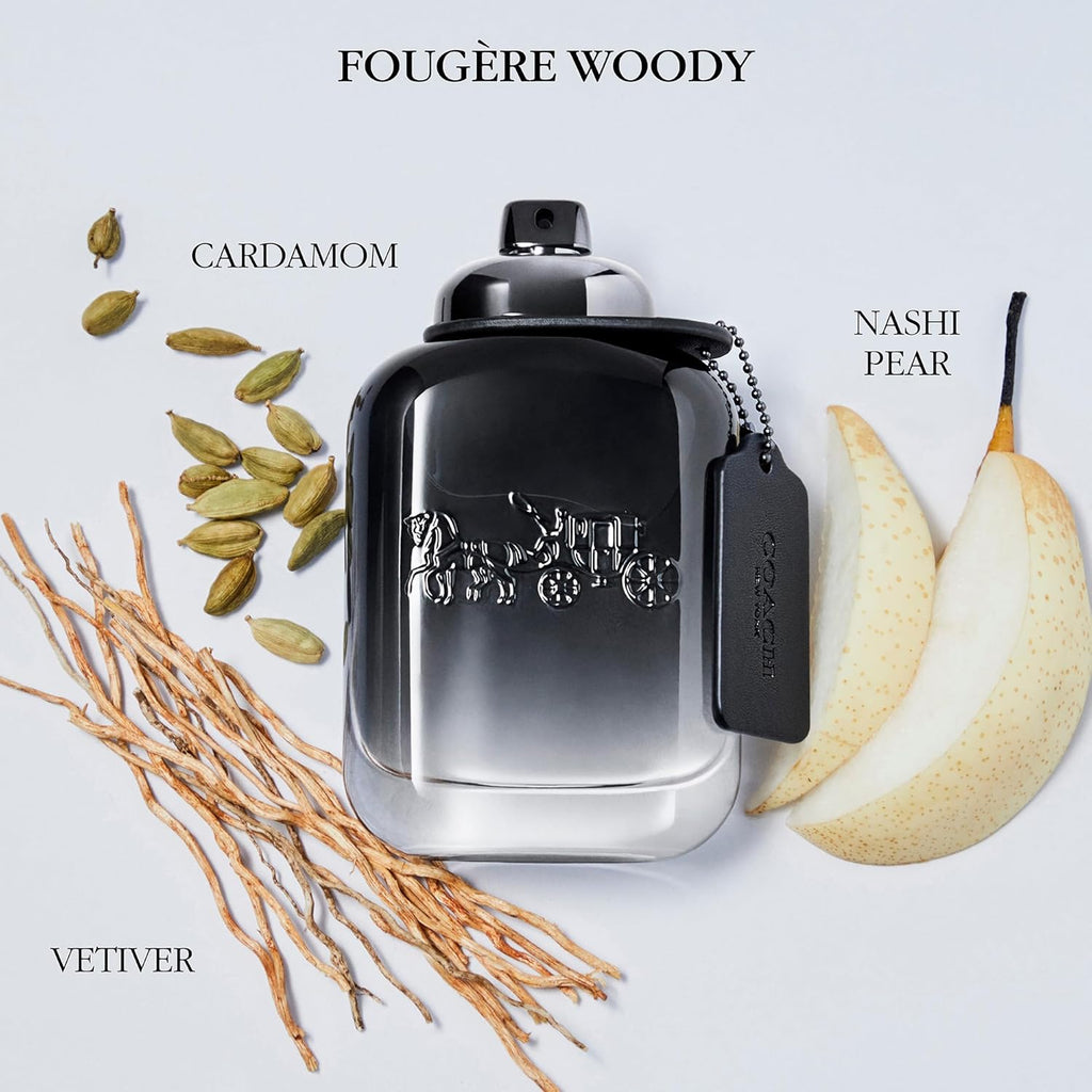 Coach for Men Eau de Toilette - Fragancia masculina - Fougere Woody...
