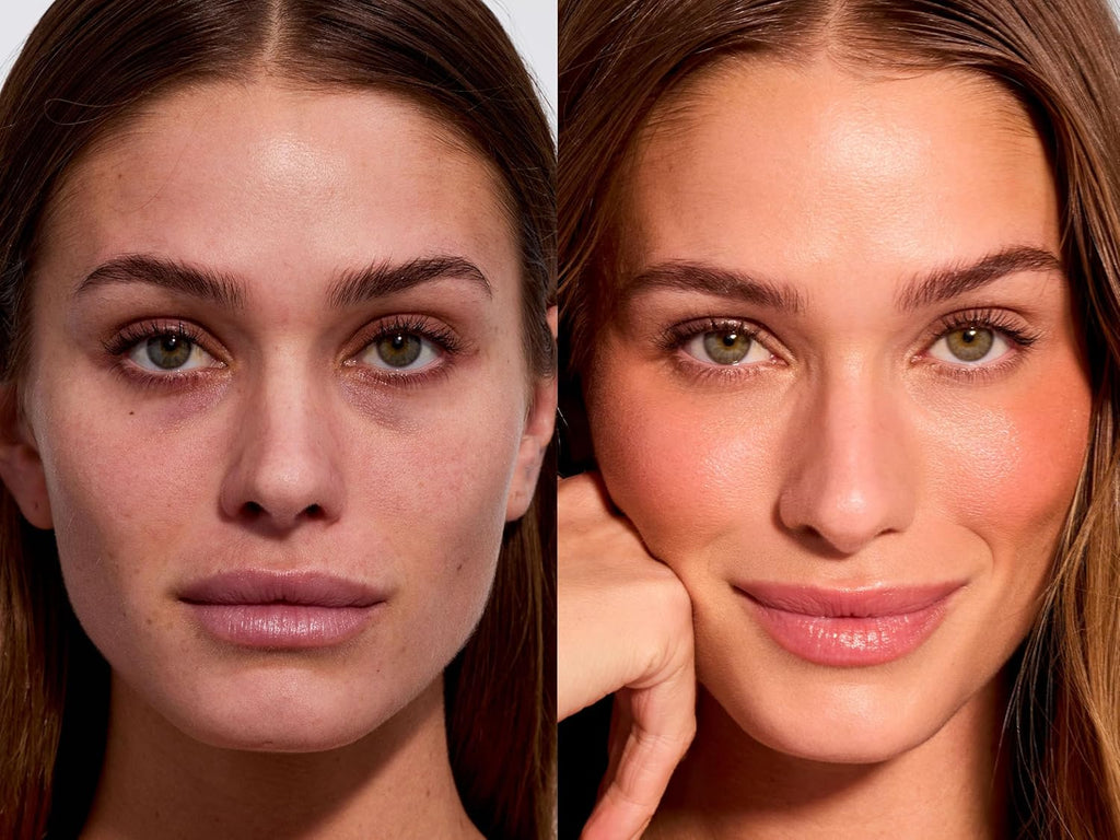 EarthsCure Glow Trio - Juego de 3 piezas: bronceador, rubor e ilumi...